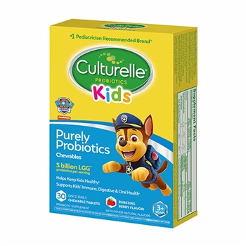 汪汪队版culturelle康萃乐儿童益生菌咀嚼片30粒装